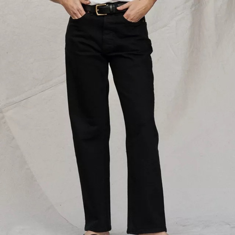 Buck Mason Soft Black Ridge Twill Rider Pant 25